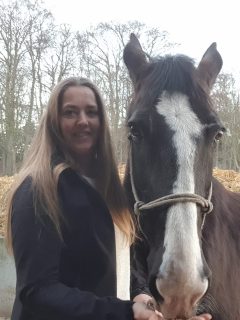Laura met haar paard
